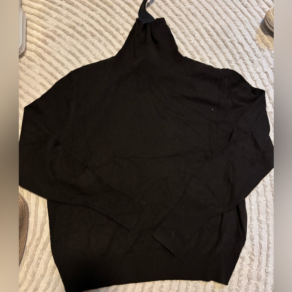 Nili Lotan chocolate brown Turtleneck Sweater